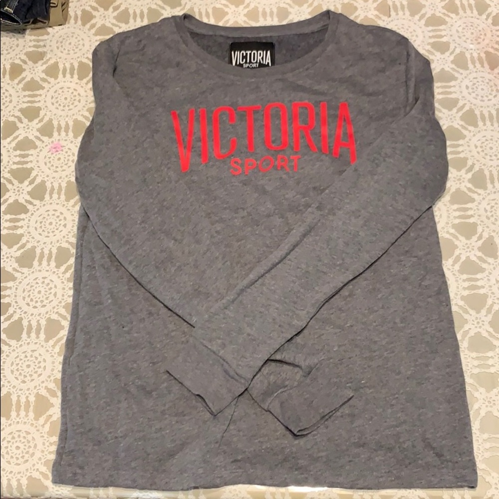NWOT VICTORIAS SECRET GREY SWEATSHIRT